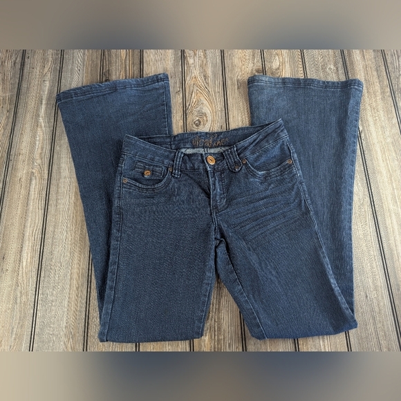 Ultra Love Size 7 Super Flare Dark Wash - Picture 10 of 16